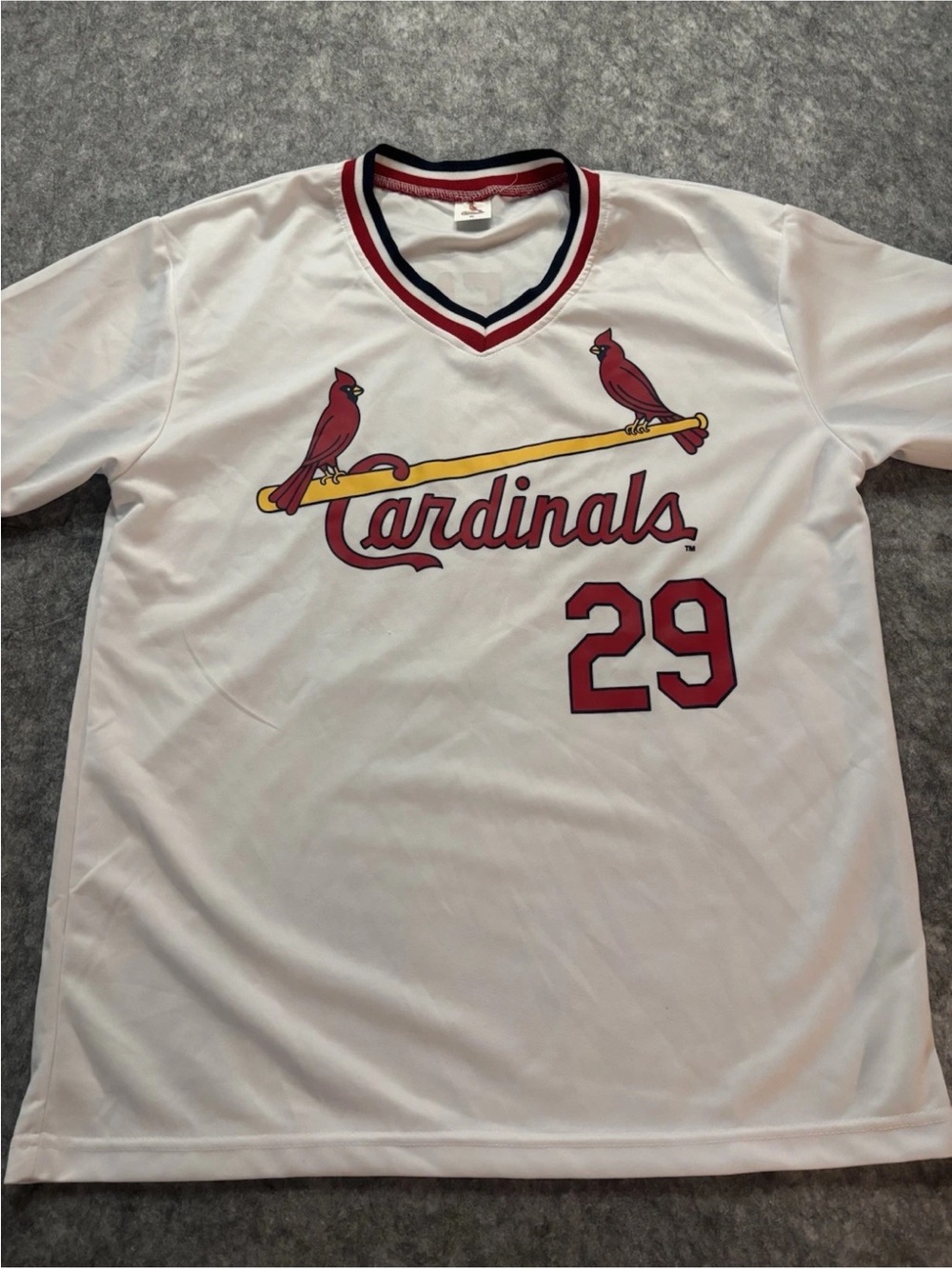 Vintage St. Louis Cardinals Coleman #29 MLB Jersey White Red Navy Unisex Size XL